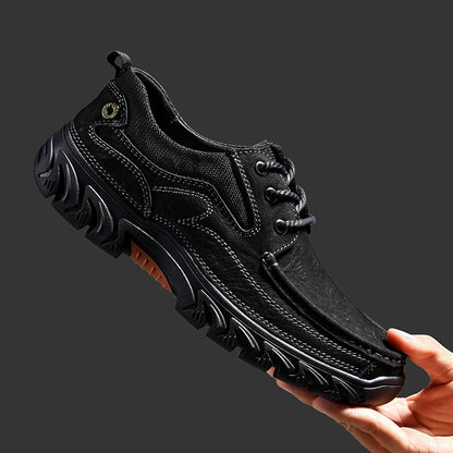 2025 Genuine Leather Sports Shoes Comfortable Fashion Lace up Men Outdoor Sports Sneakers Shoes