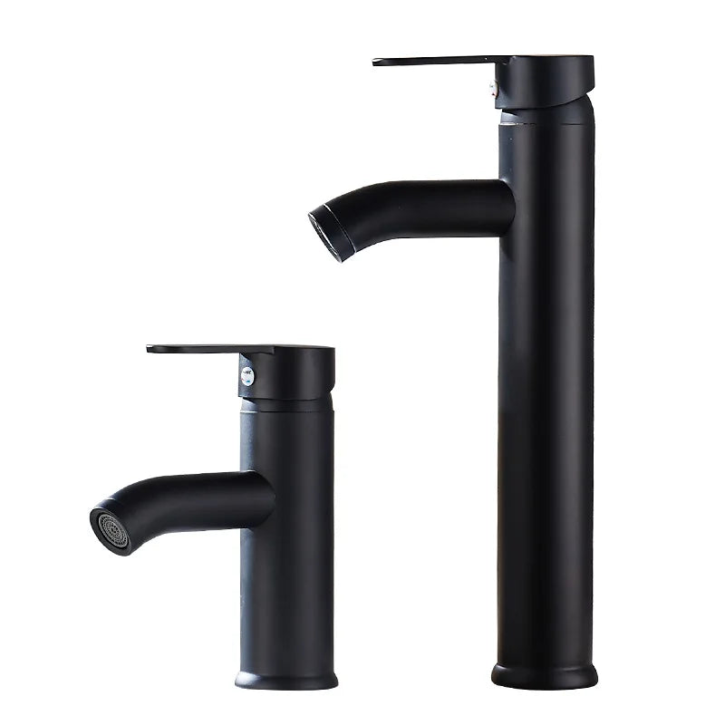 UPC Brushed Nickel Stainless Steel  Bathroom Basin Faucet Tap Single Handle Cold and Hot Water Mixer Torneiras Banheiro
