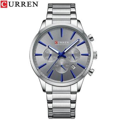 CURREN 8435 Classic Hot Sell Chronograph Quartz Watch Men Reloj Fashion Casual Business Sports Watches Male Wrist Watch for Mens