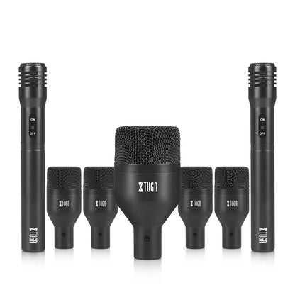Xtuga Professional Musical Instruments  Drum Kit Microphone Set