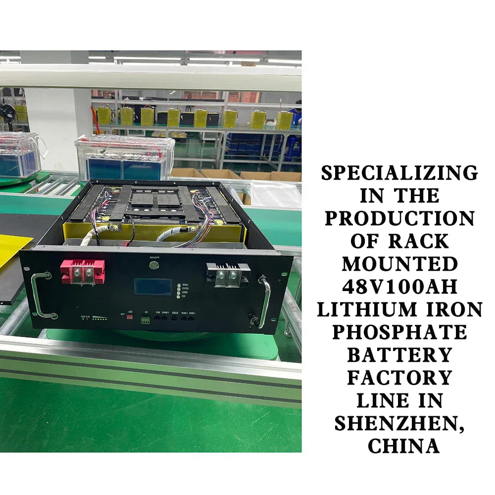 48V51.2V200Ah Lifepo4 Lithium Battery 10kWh Lithium Iron Phosphate Lifepo4 Battery Home Energy Storage Rack Battery Pack