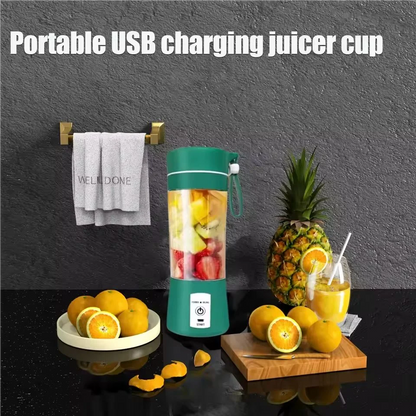 Customized Color Logo Presser Small Personal Electric Usb Mini Machine Portable Fruits Glass Blender Portable Juicer