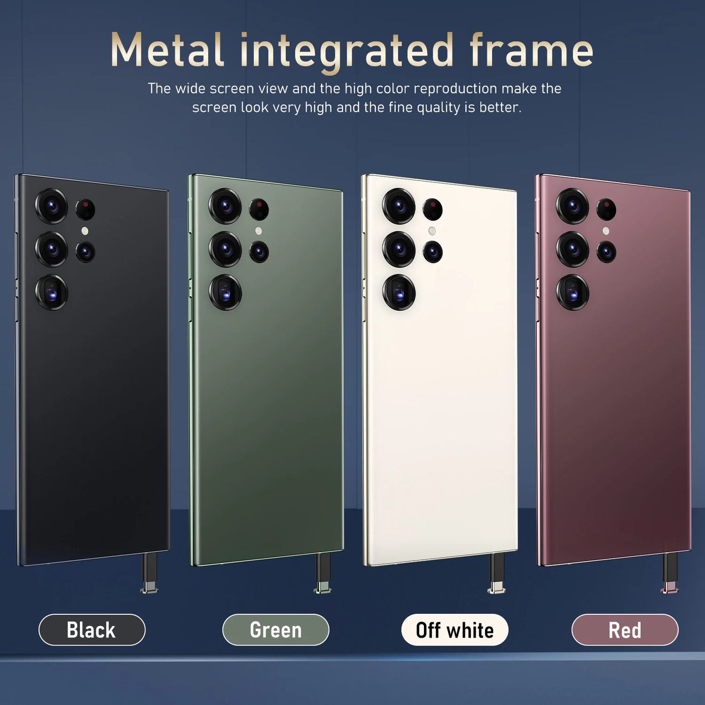 2024New S-Pen Android Phone 16+1TB S24 Ultra Smartphone 7.3inch Telephone Fast Charging Unlock 4G WIFI S23 S24 Mobile Phone