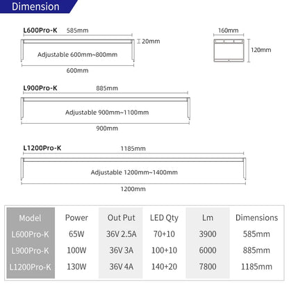 WEEKAQUA L1200K Pro 120CM APP Control Cycle Timing RGBUV Full Spectrum Led Aquarium Lighting for Aquatic Plante 1000 Gallon