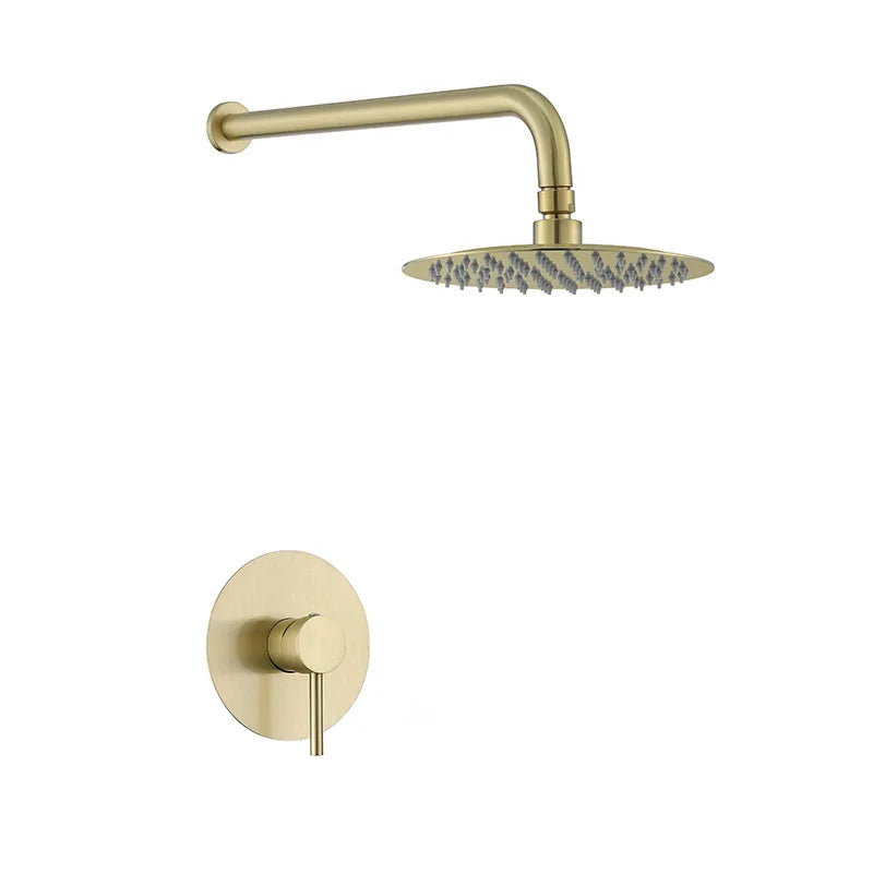 High Quality Hot Sale Concealed Wall Mounted Bathroom Shower Faucet Set Hot & Cold Water Rainfall Shower Mixer