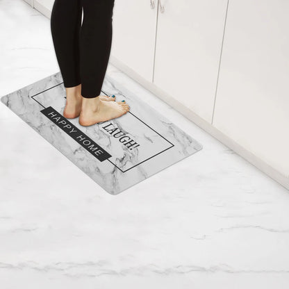 Custom Kitchen Floor Mat Full PVC Rug for Kitchen Household Waterproof Comfortable Anti Fatigue Floor Mats