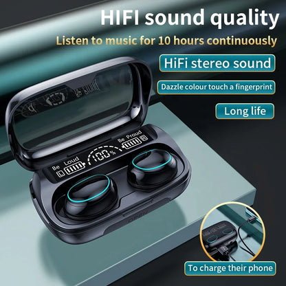 Dodoup G36 Wireless Earphones 9D HIFI Stereo Waterproof in Ear Headphones With Power Bank Charging Box Earbuds