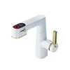 Unique Single Basin Faucet Modern Bathroom Mixer Toilet Tap 360 Swivel Basin Faucet Pull-out Brass Ceramic Polished Contemporary