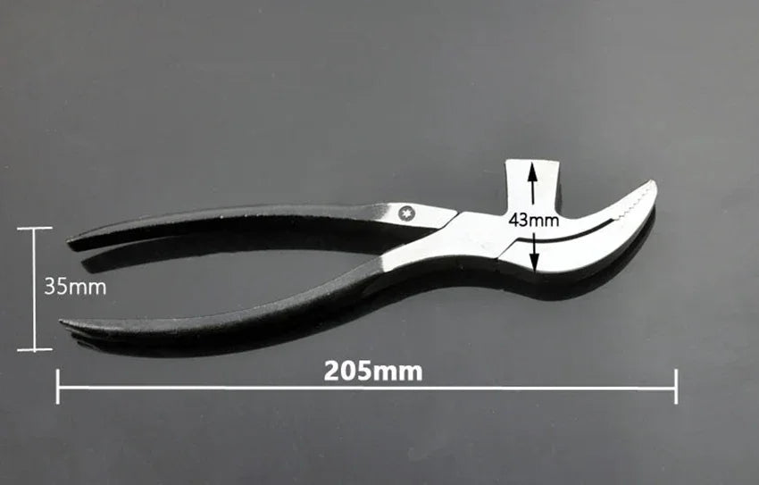 Stainless Steel Lasting Pincers Plier Repair with Nail Removal Design for Shoemaking Leather Craft DIY Working Shoe Repair Tool