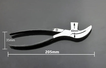 Stainless Steel Lasting Pincers Plier Repair with Nail Removal Design for Shoemaking Leather Craft DIY Working Shoe Repair Tool