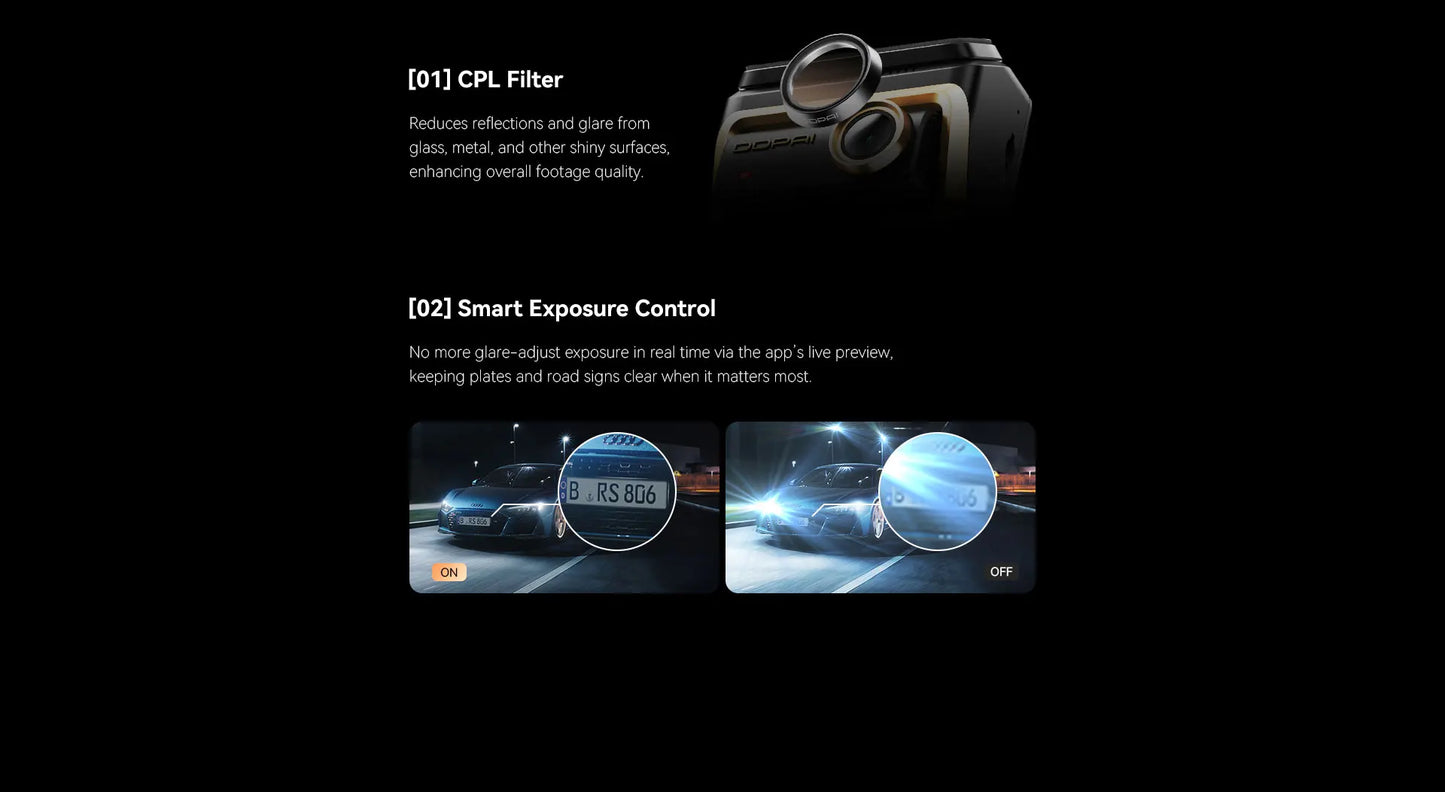 DDPAI Z90 Master/Z90 Pro /Z90  Series Flagship Dual Lens Triple Vision Car Dash Cam Video Recorder ADAS WDR Loop Recording Touch