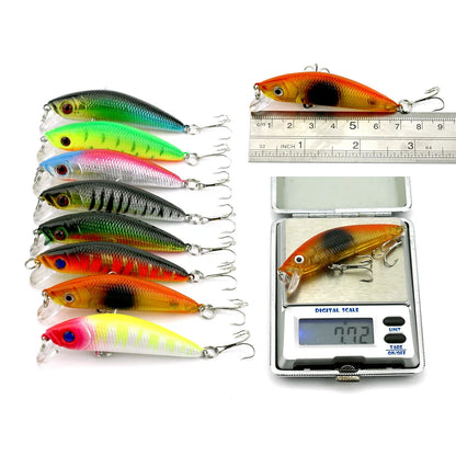 Wholesale 56pcs Mix Lure Kits Minnow Crankbait Group Fishing Lure for Bulk Sale