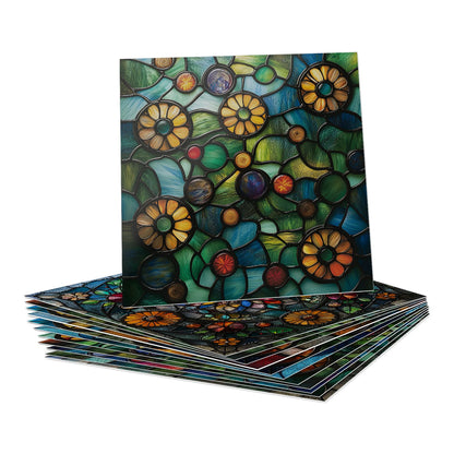 24 Pcs Self Adhesive Tile Stickers Peel and Stick Wall Tiles Waterproof PVC Backsplash Tile for Kitchen 7.87 X 7.87 Inch