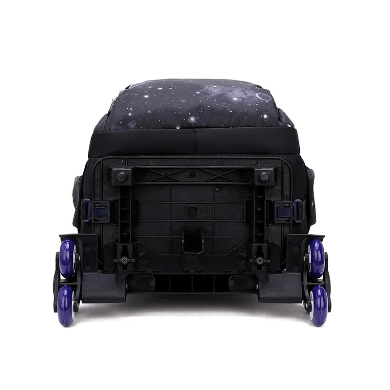 Japanese Korean Student Backpack Large Capacity Multi-Layer Breathable Design Waterproof Stylish Trolley for Stair Climbing