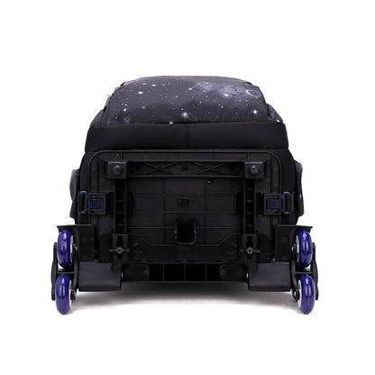 Japanese Korean Student Backpack Large Capacity Multi-Layer Breathable Design Waterproof Stylish Trolley for Stair Climbing