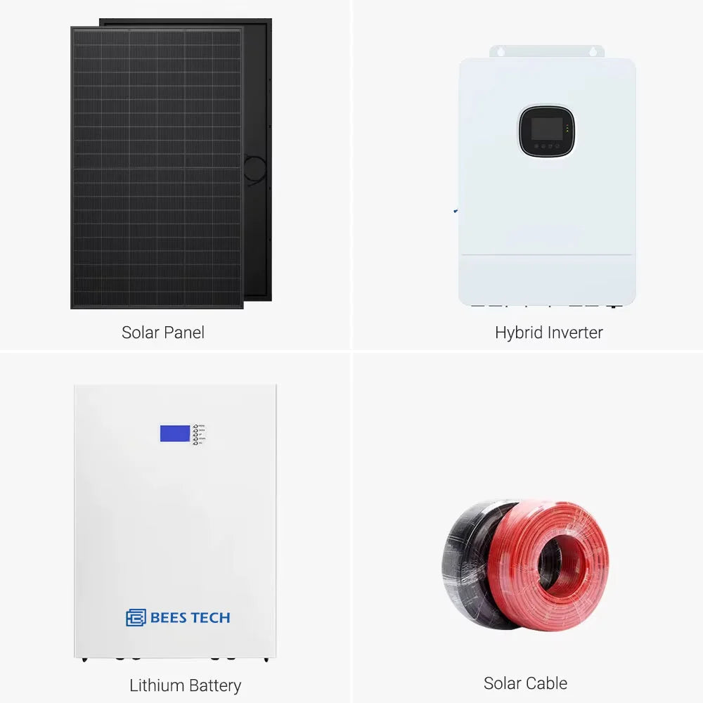 Bees Tech Eu Stock 5kwh 10kwh 15kwh 16kwh Long Lifespan (11000 Cycle) Powmr 48 Box 51.2v Lifepo4 48v 600ah 30kwh Battery Pack