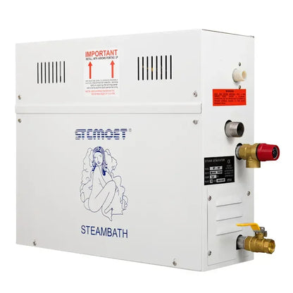 Modern Electric 9KW Stainless Steel Sauna Steam Generator for Bath Wet Steam with Computer Control Panel