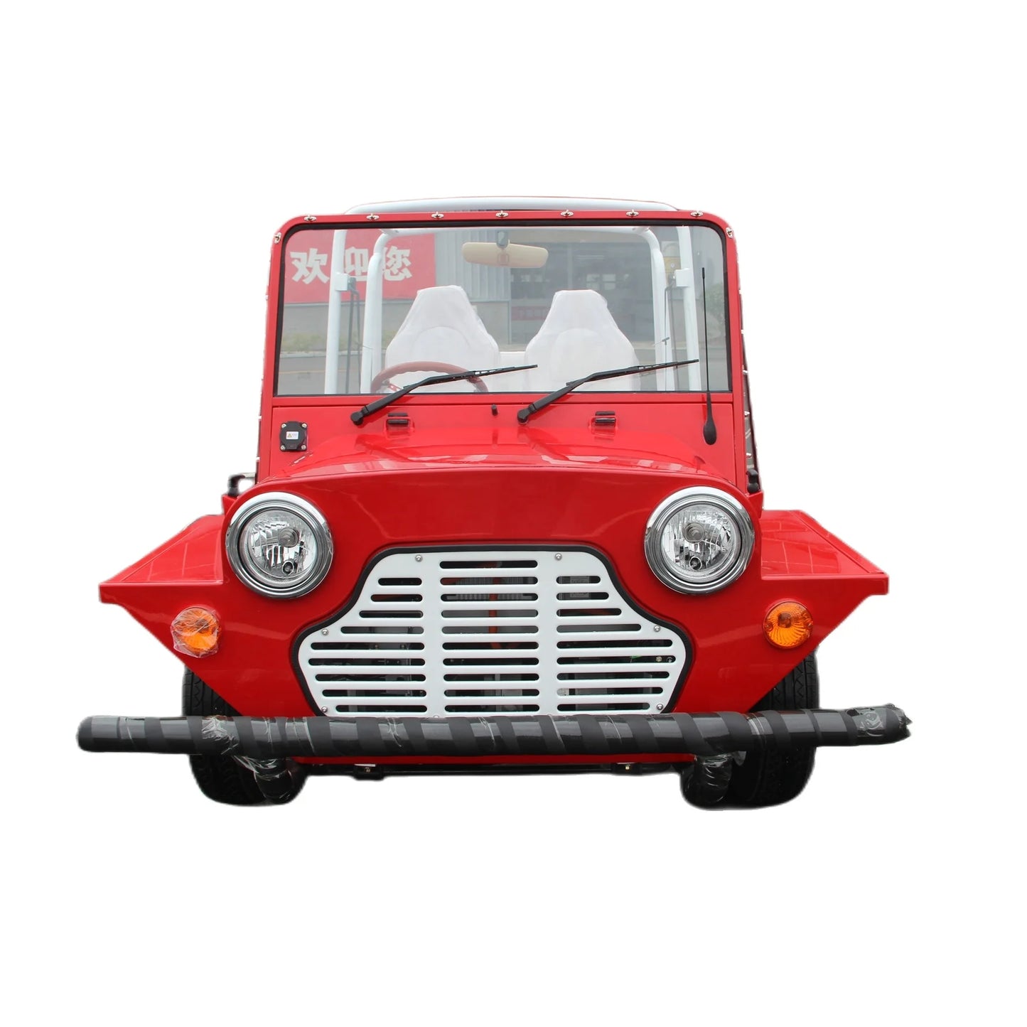 Factory Direct Sell Customized Body Color UK Style Electric Moke Smart 4 Seats Beach Buggy Classic Golf Car