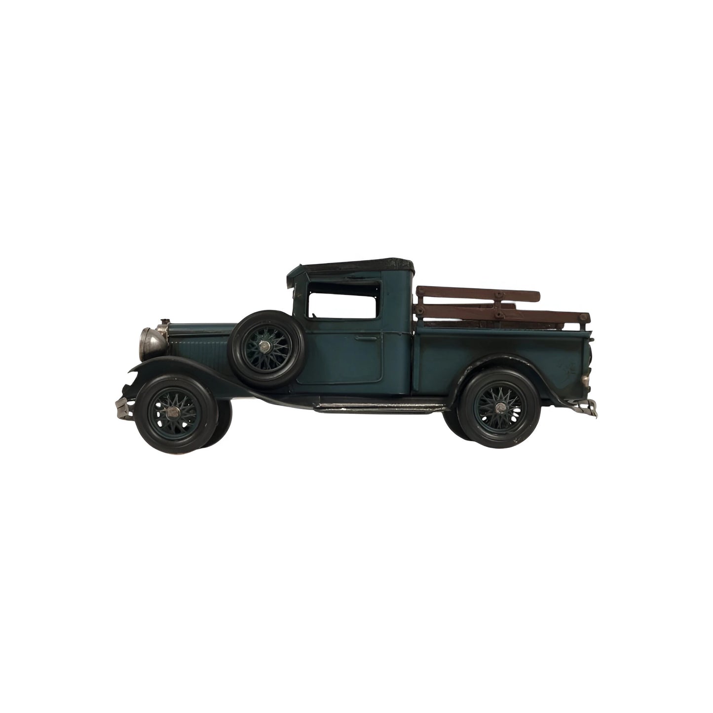 HMS 5\" Hand Painted Die-Cast Metal Ford Model a Pickup 1928 Truck Toy for Play