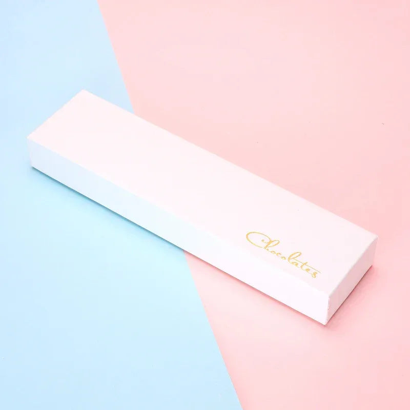 5Pcs Chocolate Boxes Packaging 6 Holes Rectangle Chocolate Covered Strawberry Paper Gift Box Wedding Christmas Birthday DIY Gift