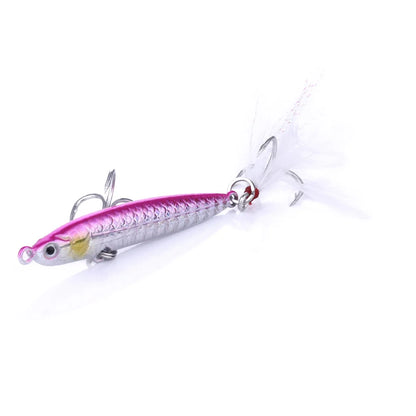 Wholesale Newup 8.2CM 42G Artificial Bait Hard Lead Slow Metal Jig Fishing Lure with 3D Eyes for Wholesale