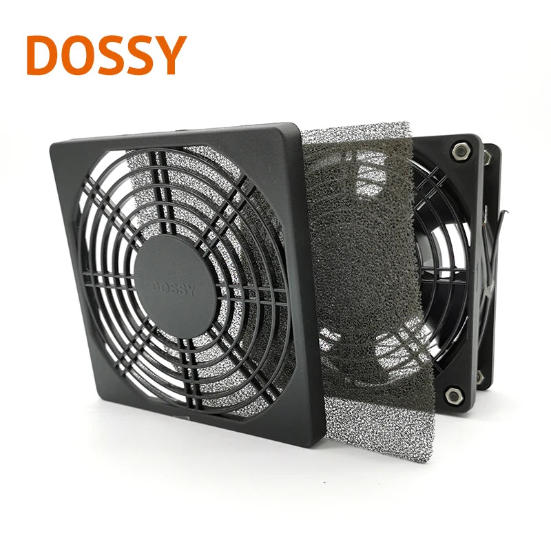 Fan Grill 120mm 3-in-1 Dust-proof ABS Plastic Frame IP40 Rated Panel Fan Filter