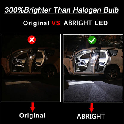 Car LED Interior Lights For Peugeot 106 107 108 206 Hatch Saloon SW CC Accessories Auto Dome Map Trunk Indoor Lamp Kit Canbus