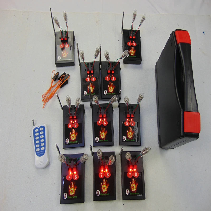 20 CUES Receiver Trigger Stage Effe Lighting Remote Control Fireworks Firing System Receiver Wedding Machine Wireless Cold