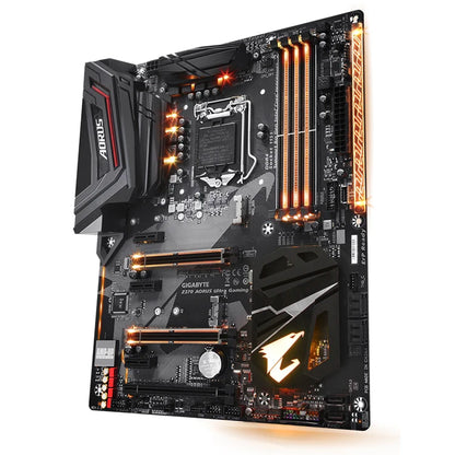 Used GIGABYTE Intel Z370 AORUS ULTRA GAMING WIFI 64GB DDR4 LGA1151 Socket ATX Gaming Motherboard
