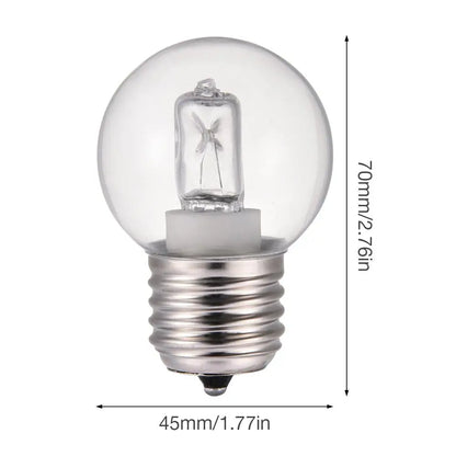 G9 Halogen Light Bulbs 110v 220v 25W/ 40W e27 Oven Bulb Lamp Warm White For Home Kitchen Refrigerators Ovens
