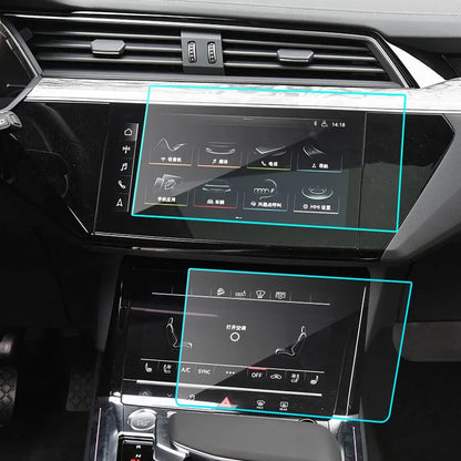 For Audi A6 C8 A7 2018-2020 9H Tempered Glass Ultra-Thin Car GPS Navigation Screen Protector Dashboard Monitor Sticker
