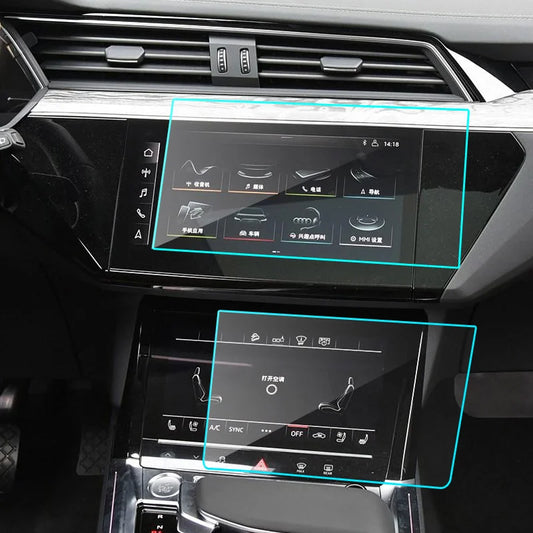 For Audi A6 C8 A7 2018-2020 9H Tempered Glass Ultra-Thin Car GPS Navigation Screen Protector Dashboard Monitor Sticker