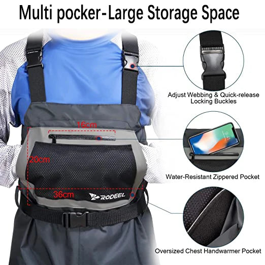 Factory Price in Stock 3 Layer Uninsulated Breathable Waders Sockfoot Best Breathable Waders Fly Fishing Hunting Chest Waders