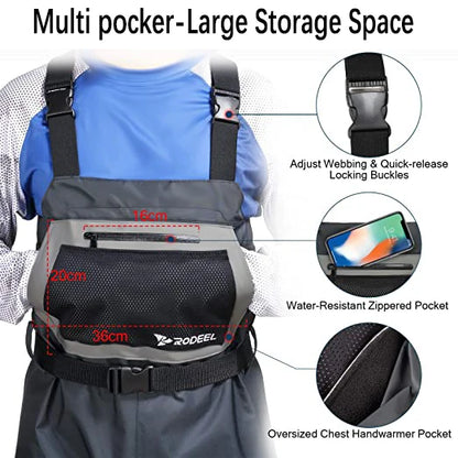 Factory Price in Stock 3 Layer Uninsulated Breathable Waders Sockfoot Best Breathable Waders Fly Fishing Hunting Chest Waders