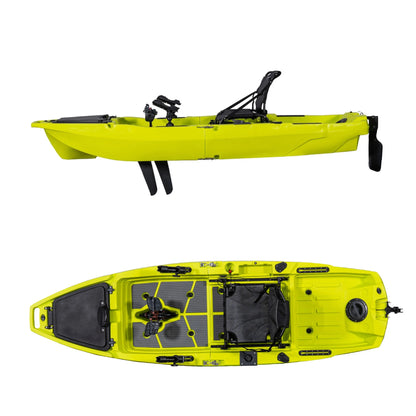 Itoo 10ft LLDPE Pedal Kayak with Flipper Design GPS Navigation 3-Year Warranty for 1 Person Eco-Friendly Fishing