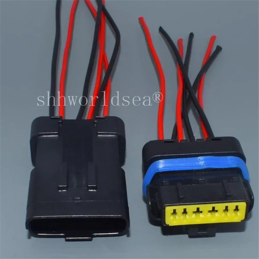 1PCS 2 3 4 5 6 Pin female automotive waterproof wire harness connector Electrical Plug for Peugeot Renault Citroen