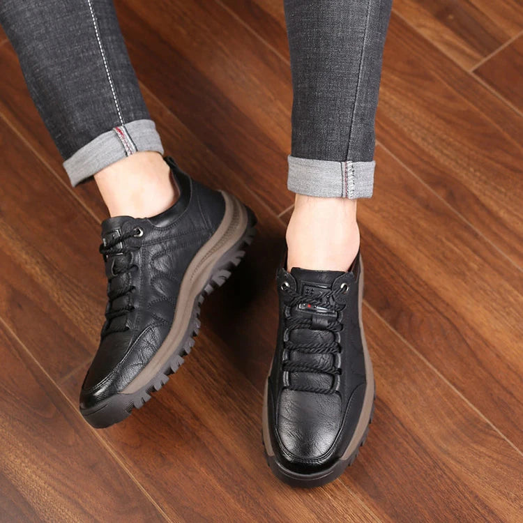 Y 39-48 Large Men's PU Working Casual Walking Style Running Trend Men Shoes for Men