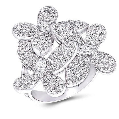 Fashionable Hip Hop CZ Ring Jewelry for Children Religious Gemstone Ring Claw Inlay Brass Plating Various Animal Number