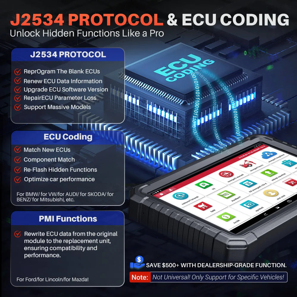 2026 LAUNCH X431 PRO3S+ ELITE V+ PRO Bi-directional Scan Tool with J2534 Protocols Topology Map Diagnostic Tool