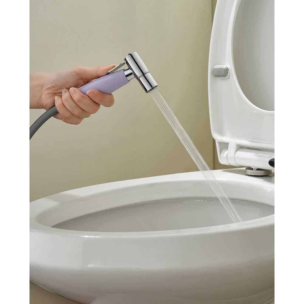 Multi Color Bidet Sprayer Replacement with Silicon Cover Toilet Health Faucet Handheld Bidet Sprayer Cloth Diaper Sprayer