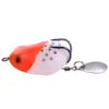Soft Frog Fishing Lure 2.5CM 3G Double Hook Sequins Thunder Frog Rabbit Bait with Blade Tail Fishing Bait