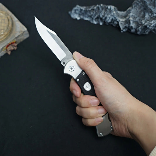 Stainless Steel Wood Outdoor Mini Folding Knife DIY OEM Multi-function Portable Pocket Camping Self-defense Fruit