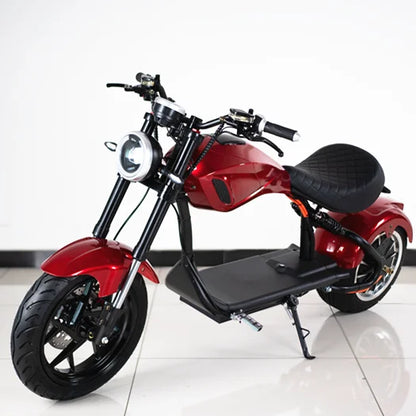 Wide Fat Tire Off Road E Scooter Adult Electric Motorcycle Hydraulic Front Fork Dual Brake Outdoor Travel Mobility Moped