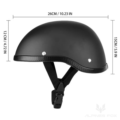 Retro Motorcycle Half Helmet ABS+Cotton Plastic Cap Summer Half Face Unisex Helmet Motorbike Ridder Universal Riding Helmet