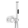 Brushed Gold Uncoated Brass Handheld Bidet Sprayer Set  Wall Mount Toilet Washer with Adapter Bathroom Use