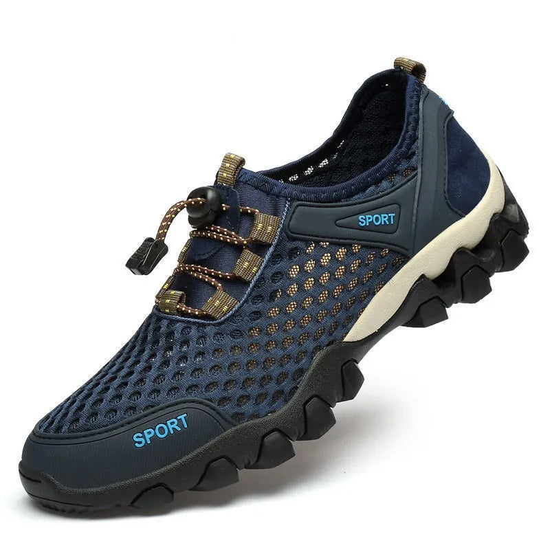 YF Spring New Breathable  High-Top Job Shoes Men's Trendy All-Match Black Leather Shoes Casual Men's Board   Shoes