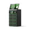 Hospital 16 Slots Stackable Machine  With Screen Sharing Power Bank With Rental System 4G Fast Charging Station