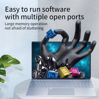 Wholesale 15.6 Inch IPS Laptop with 16GB RAM/512GB SSD Intel Brand New Business Use English Keyboard
