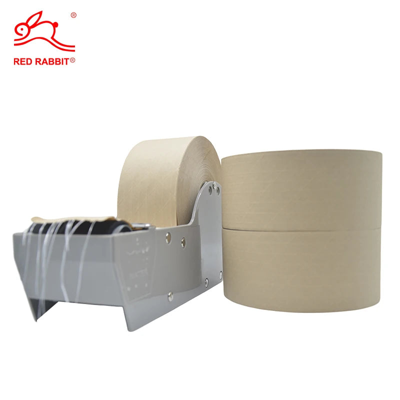 Customized Eco Friendly Degradable Self-adhesive Water Activated Kraft Packing Tape Manufacturer