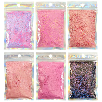 16 oz Snow Globe Glass Tumbler DIY Kit Supplies with UV DTF Cup Wraps Glitter Glass Bottle for Holiday Craft Gifts US Warehouses